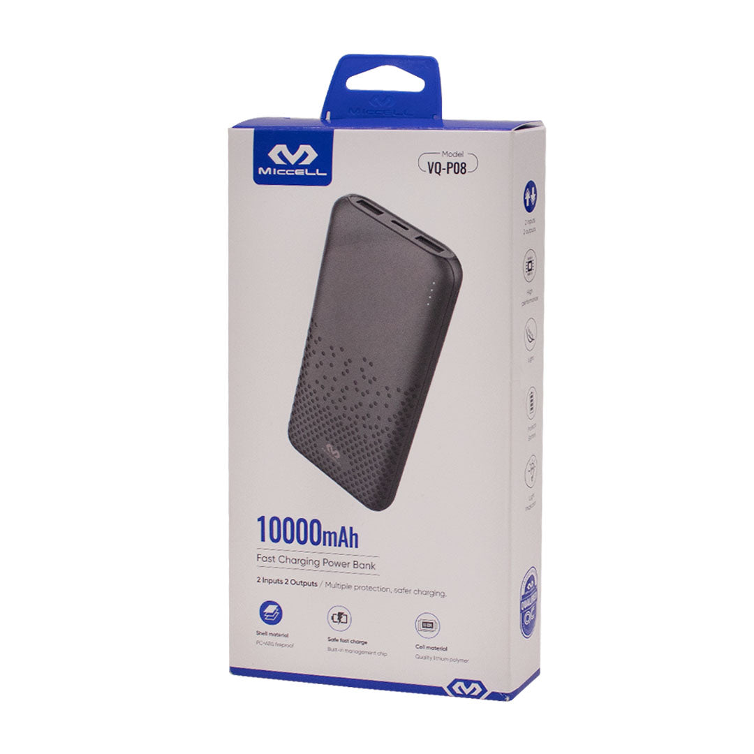 Power Bank 10.000mAh Miccell VQ-P08